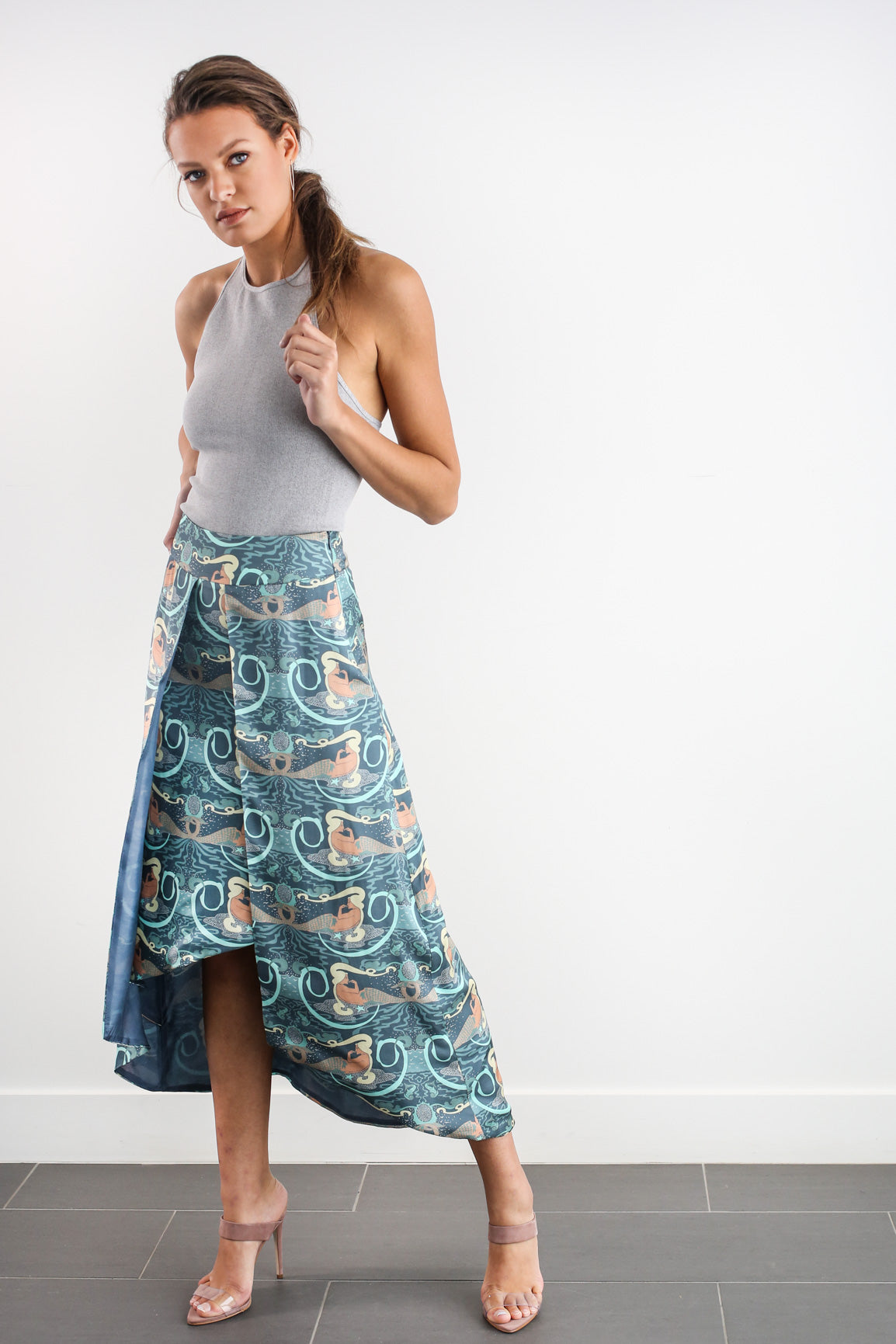 AVERY SKIRT - MERMAID PRINT