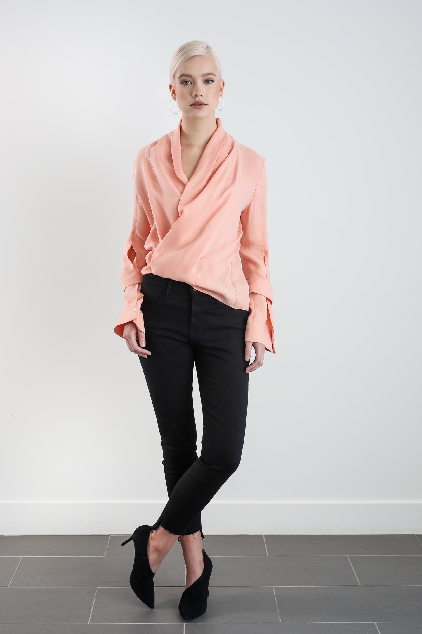 ALYSTER BLOUSE - BLUSH