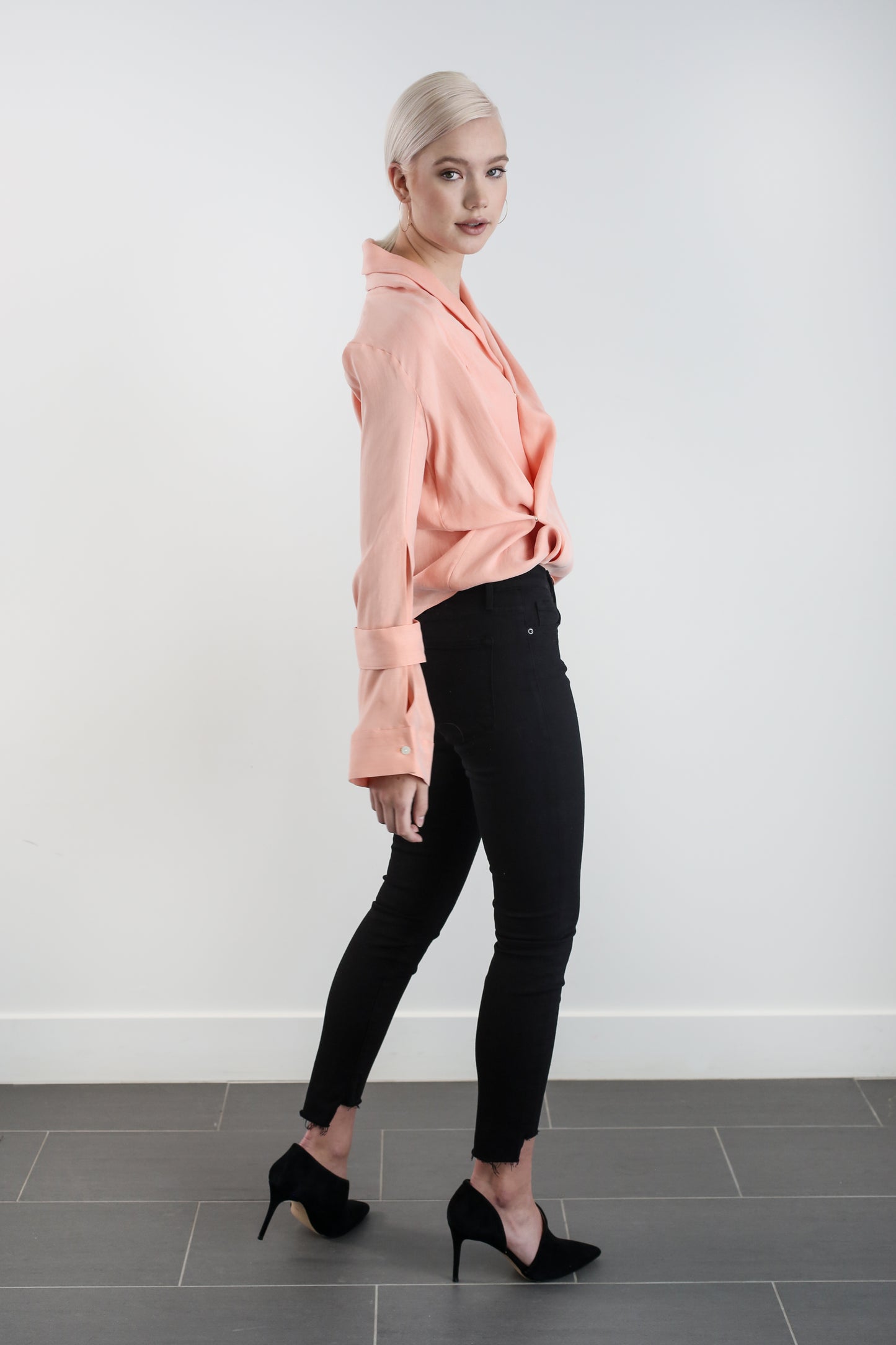 ALYSTER BLOUSE - BLUSH