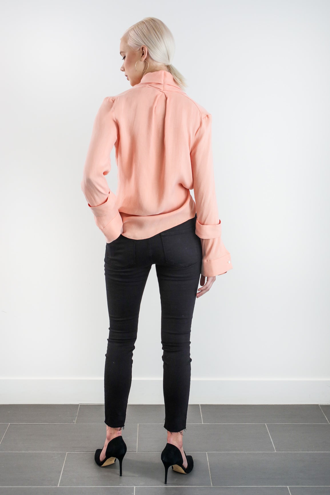 ALYSTER BLOUSE - BLUSH