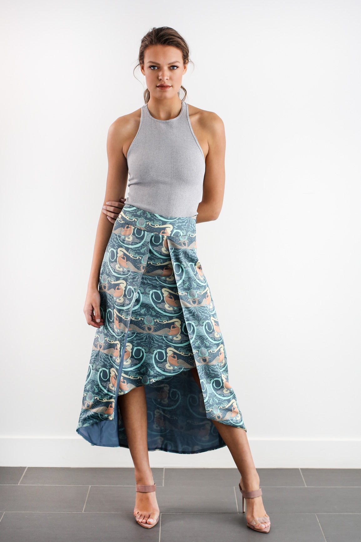 AVERY SKIRT - MERMAID PRINT