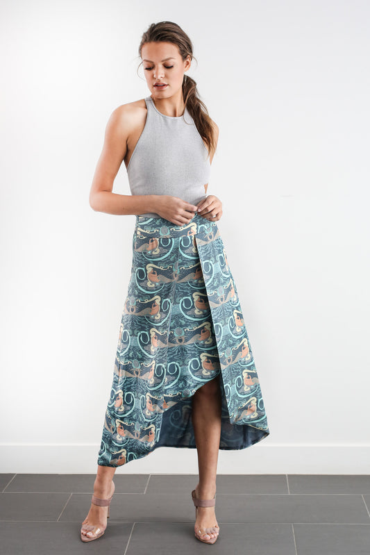 AVERY SKIRT - MERMAID PRINT