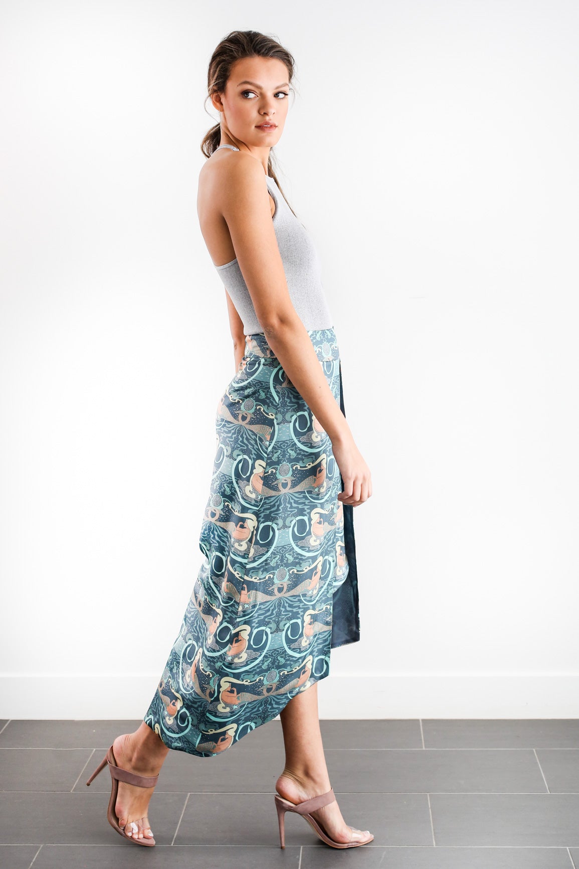 AVERY SKIRT - MERMAID PRINT